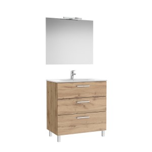 Victoria pack 3 tiroirs 800mm noyer - ROCA A851608517 