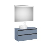 The gap pack 2t pour vasque à gauche 1000mm bleu mat/ poignées noires - ROCA A851971548 