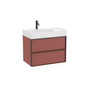 Inspira unik 2 tiroirs 800x490mm terracotta mat - ROCA A851991552 