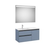 The gap pack 2t+1p 1000 mm asym gche (unik+miroir) bleu mat/ poignées noires - ROCA A851998548 