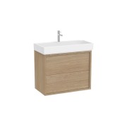 Tura unik (meuble 2 tiroirs + lavabo) 800 mm orme clair - ROCA A852033565 
