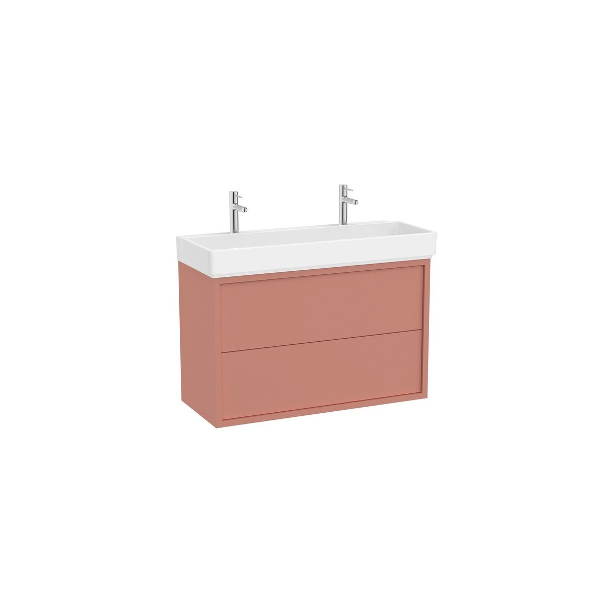 Tura unik 2t lav percé 2t 1000 mm terracotta clair mat - ROCA A852036560 