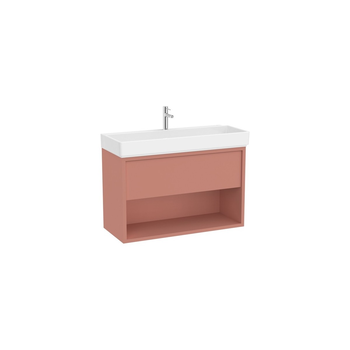 Tura unik 1t 1 niche inf lav percé 1t 1000 mm terracotta clair mat - ROCA A852037560 