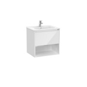 Tenor unik (meuble 1 tiroir et 1 niche inférieure + lavabo) 600mm blanc brillant - ROCA A852079806 