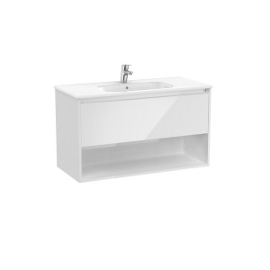 Tenor unik (meuble 1t et 1 niche inférieure + lavabo) 1000 mm blanc brillant - ROCA A852081806 