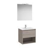 Tenor pack 1 tiroir 1 niche inf 600 mm city oak - ROCA A852086402 