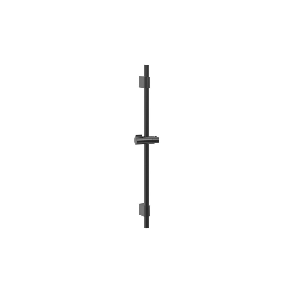 Sensum barre de 700 mm avec support de douchette coulissant titanium black - ROCA A5B0709CN0 