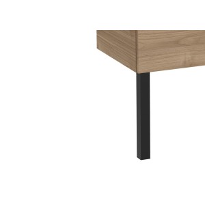 Jeu de 2 pieds h. 335 mm noir mat - ROCA A816826485 