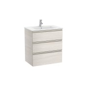 The gap unik meuble 3 tiroirs + lavabo slim 700mm frêne nordic - ROCA A851485434 