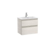 The gap unik meuble 2 tiroirs + lavabo slim 600mm frêne nordic - ROCA A851495434 