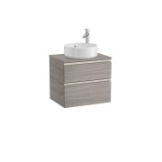 The gap meuble 2 tiroirs pour vasque à poser 600mm city oak - ROCA A851500402 