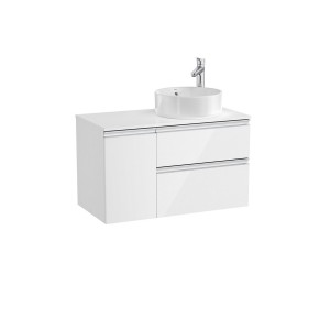 The gap pr lav dte 900mm blanc brillant - ROCA A851502806 