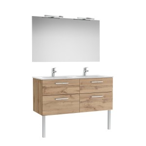 Victoria pack 2 tiroirs 1200mm noyer - ROCA A851606517 