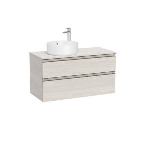 The gap meuble 2t pr vasq à gche 1000 mm frêne nordic/poignées nickel mat - ROCA A851959434 