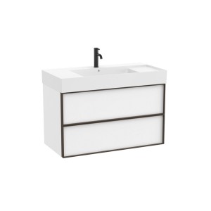 Inspira unik 2 tiroirs 1000x490mm blanc mat - ROCA A851992509 