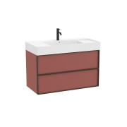 Inspira unik 2 tiroirs 1000x490mm terracotta mat - ROCA A851992552 