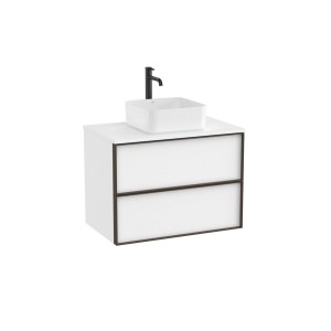 Inspira meuble pour vasque à poser + plan 800x490 mm blanc mat - ROCA A851994509 