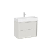 Tura unik (solution meuble 2 tiroirs + lavabo) 800 mm blanc cassé mat - ROCA A852033558 