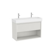 Tura unik 1t 1 niche inf lav percé 2t 1000 mm blc cassé mat - ROCA A852038558 