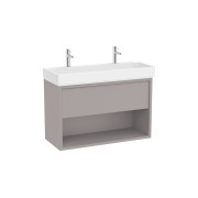 Tura unik 1t 1 niche inf lav percé 2t 1000 mm gris clair mat - ROCA A852038559 