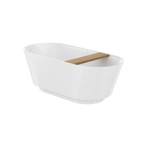 Tura baign îlot stonex vid clic-clac t-plein tablette éclairage led 170x75 blc - ROCA A248672000 