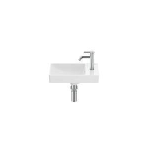 Ona lave-mains avec jeu de fixations en fineceramic 450x260 blanc brillant - ROCA A327681000 