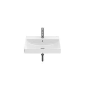 Ona lavabo mural avec jeu de fixations en fineceramic 550x460 blanc brillant - ROCA A327685000 