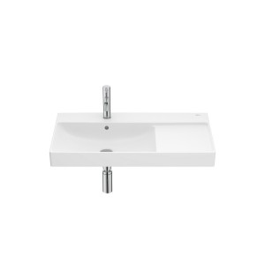 Ona lavabo mural 800x460 h 80 gche blanc mat - ROCA A327689620 