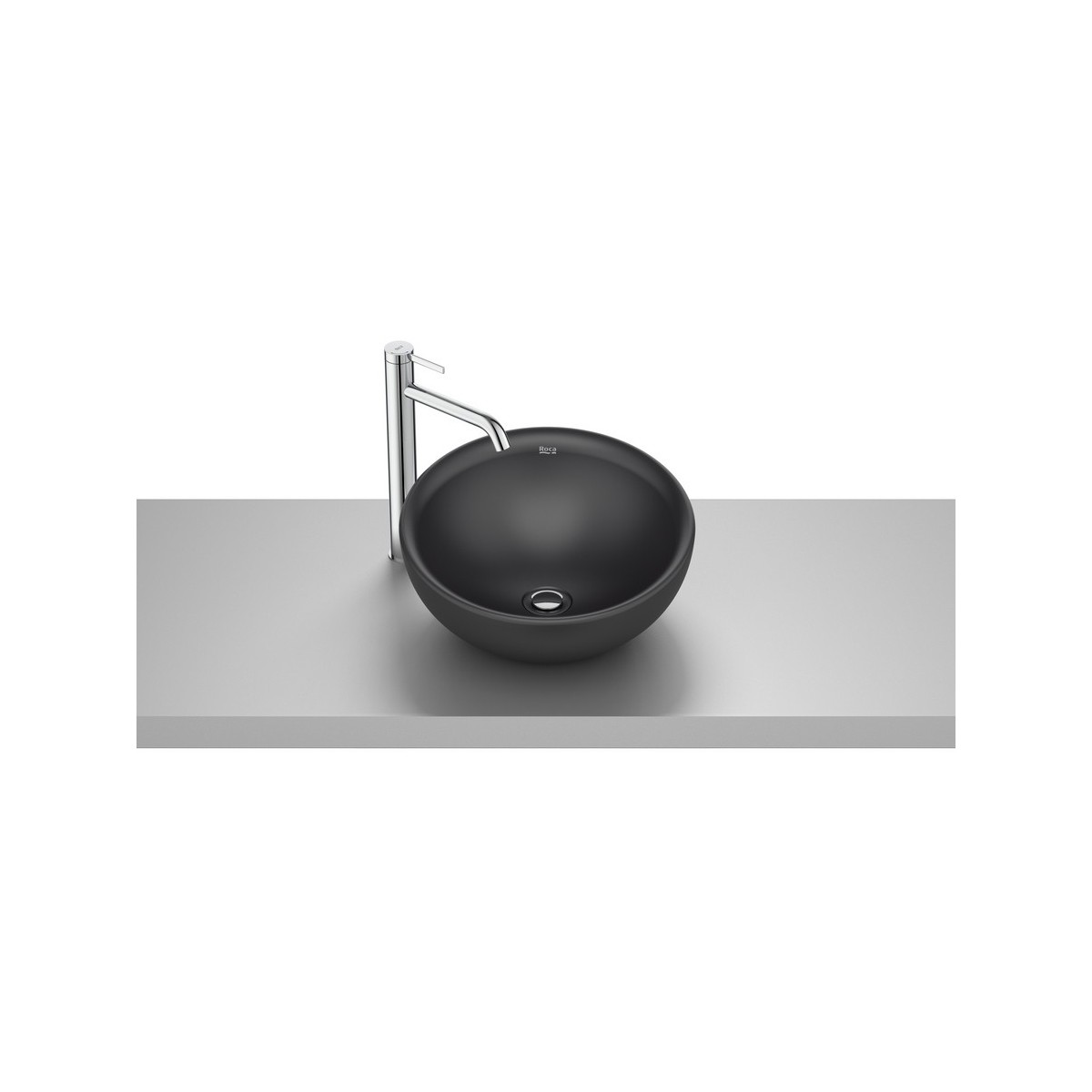 Bol vasque à poser 380x380 mm noir mat - ROCA A32787K080 