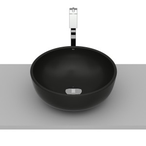 Optica vasque à poser round 350x350 mm noir mat - ROCA A327C12080 