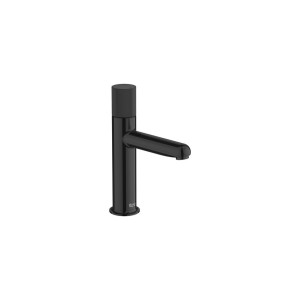Nu mitigeur lavabo "s" corps lisse poignée cannelée titanium black - ROCA A5A3B3FCN0 
