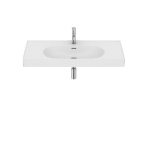 Meridian lavabo mural en fineceramic® blanc mat 1000x460mm - ROCA A327746620 