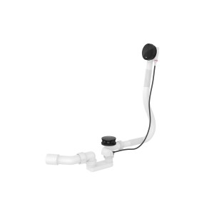 Vidage auto universel baignoire avec siphon titanium black - ROCA A5064046CN 