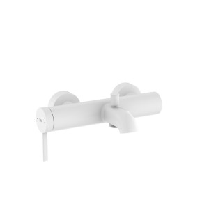 Ona mitigeur b-d mural avec inverseur auto blanc mat - ROCA A5A029EB00 