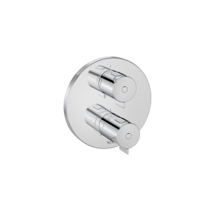 T-500 mitig thermostatique encastré 1 voie 1/2” installer avec rocabox chromé - ROCA A5A2P18C00 