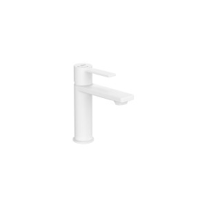 Targa mitigeur s pour lavabo corps lisse ouverture sur l'eau froide blanc mat - ROCA A5A325FB00 