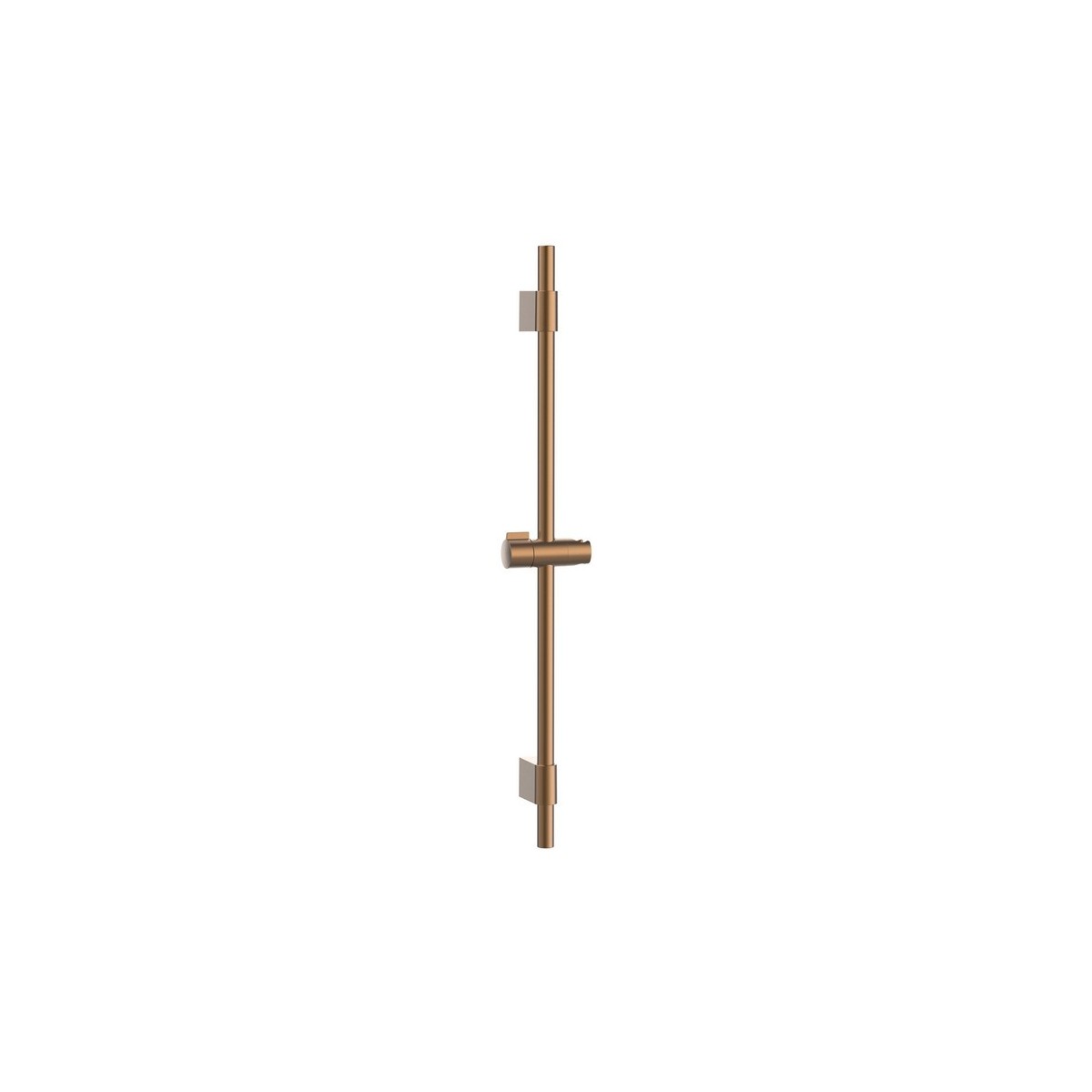 Sensum barre de 700 mm avec support de douchette coulissant cuivre brossé - ROCA A5B0709RM0 