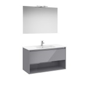 Tenor pack 1t 1 niche inf 1000 mm gris galet brillant - ROCA A852088516 