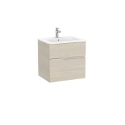 Victoria-n unik (meuble+lavabo) 2 tiroirs droite 600 mm frêne clair - ROCA A852095541 