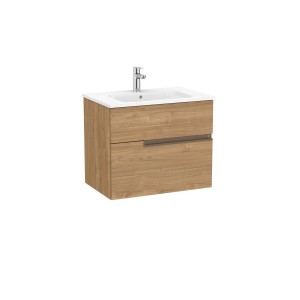 Victoria-n unik (meuble+lavabo) 2 tiroirs 700 mm noyer - ROCA A852096517 