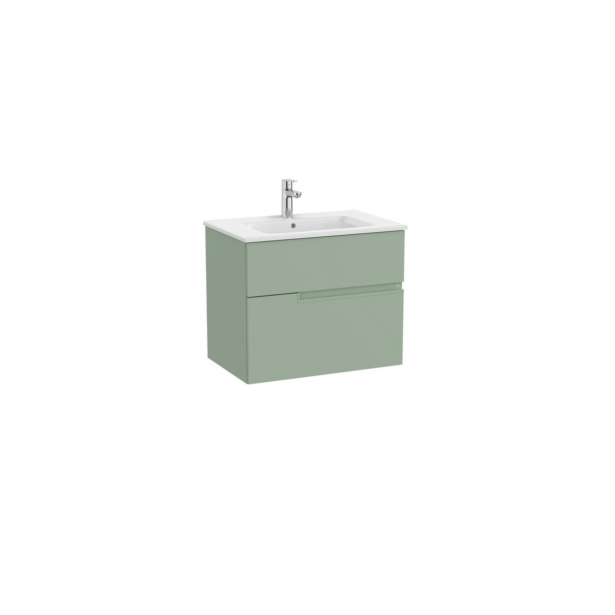 Victoria-n unik (meuble+lavabo) 2 tiroirs 700 mm vert sauge - ROCA A852096564 