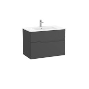Victoria-n unik (meuble+lavabo) 2 tiroirs 800 mm onyx - ROCA A852097531 