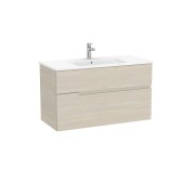 Victoria-n unik (meuble+lavabo) 2 tiroirs 1000 mm frêne clair - ROCA A852098541 