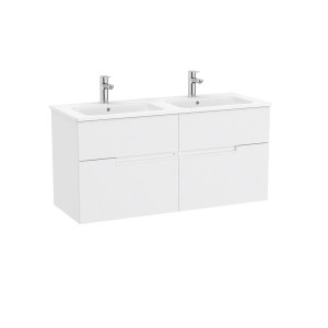 Victoria-n unik (meuble+lavabo) 4 tiroirs 1200 mm blanc mat - ROCA A852099509 