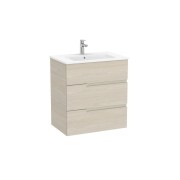 Victoria-n unik (meuble+lavabo) 3 tiroirs 700 mm frêne clair - ROCA A852101541 