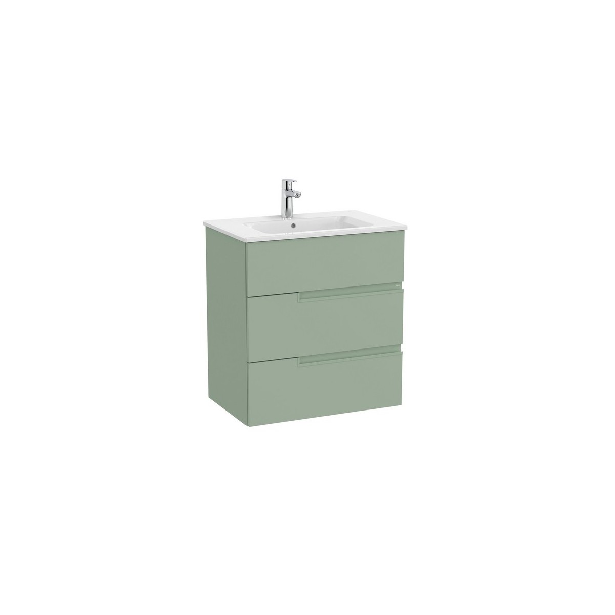 Victoria-n unik (meuble+lavabo) 3 tiroirs 700 mm vert sauge - ROCA A852101564 