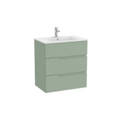 Victoria-n unik (meuble+lavabo) 3 tiroirs 700 mm vert sauge - ROCA A852101564 