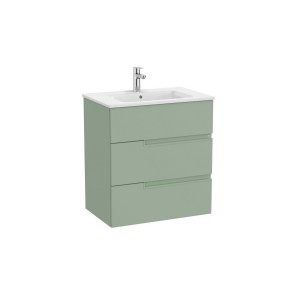 Victoria-n unik (meuble+lavabo) 3 tiroirs 700 mm vert sauge - ROCA A852101564 