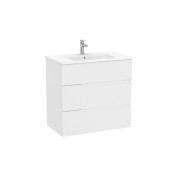 Victoria-n unik (meuble+lavabo) 3 tiroirs 800 mm blanc mat - ROCA A852102509 