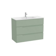 Victoria-n unik (meuble+lavabo) 3 tiroirs 1000 mm vert sauge - ROCA A852103564 